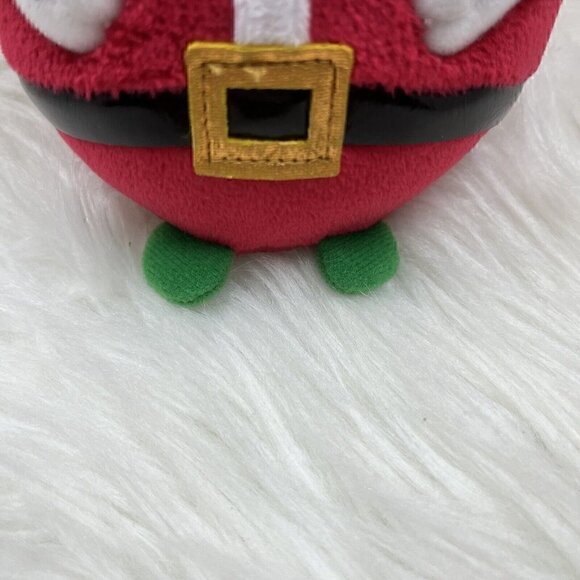 Ty Beanie Ballz Disney Mickey Mouse Santa Christmas Holiday Plush 2013 - Picture 5 of 8